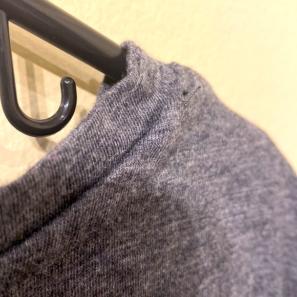 Disney Grey Short Sleeve Crew Neck Mickey Mouse Shirt wearing a stocking XL - Picture 6 of 8